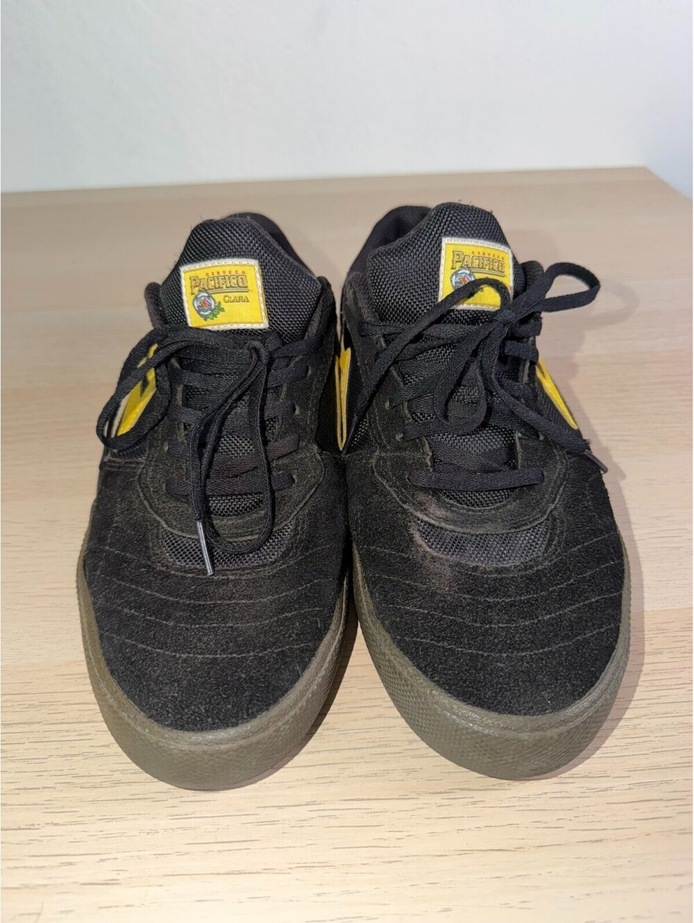 Lakai Cambridge Pacifico Clara Collab Skate Shoes Black/Blue/Yellow Men’s 10